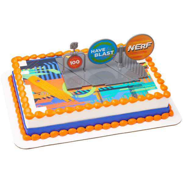 NERF™ This Is Nerf Nation PhotoCake® Edible Image® DecoSet® Background
