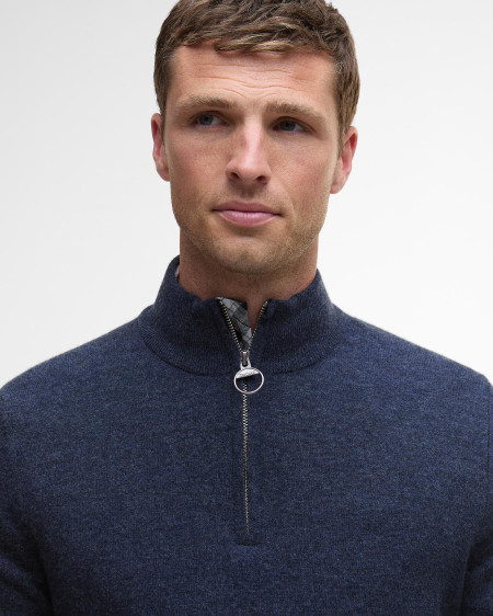 Maglione con zip corta Waterbury
