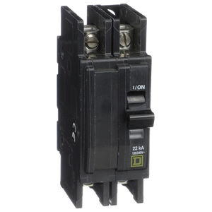 Mini circuit breaker, QOU, 60A, 2 pole, 120/240VAC, 22kA
