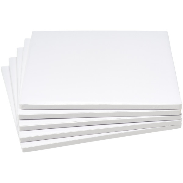 14" Square White Foil Cake Board