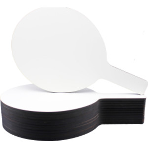 Oval Dry Erase Answer Paddles, 7" x 12", Pack of 12