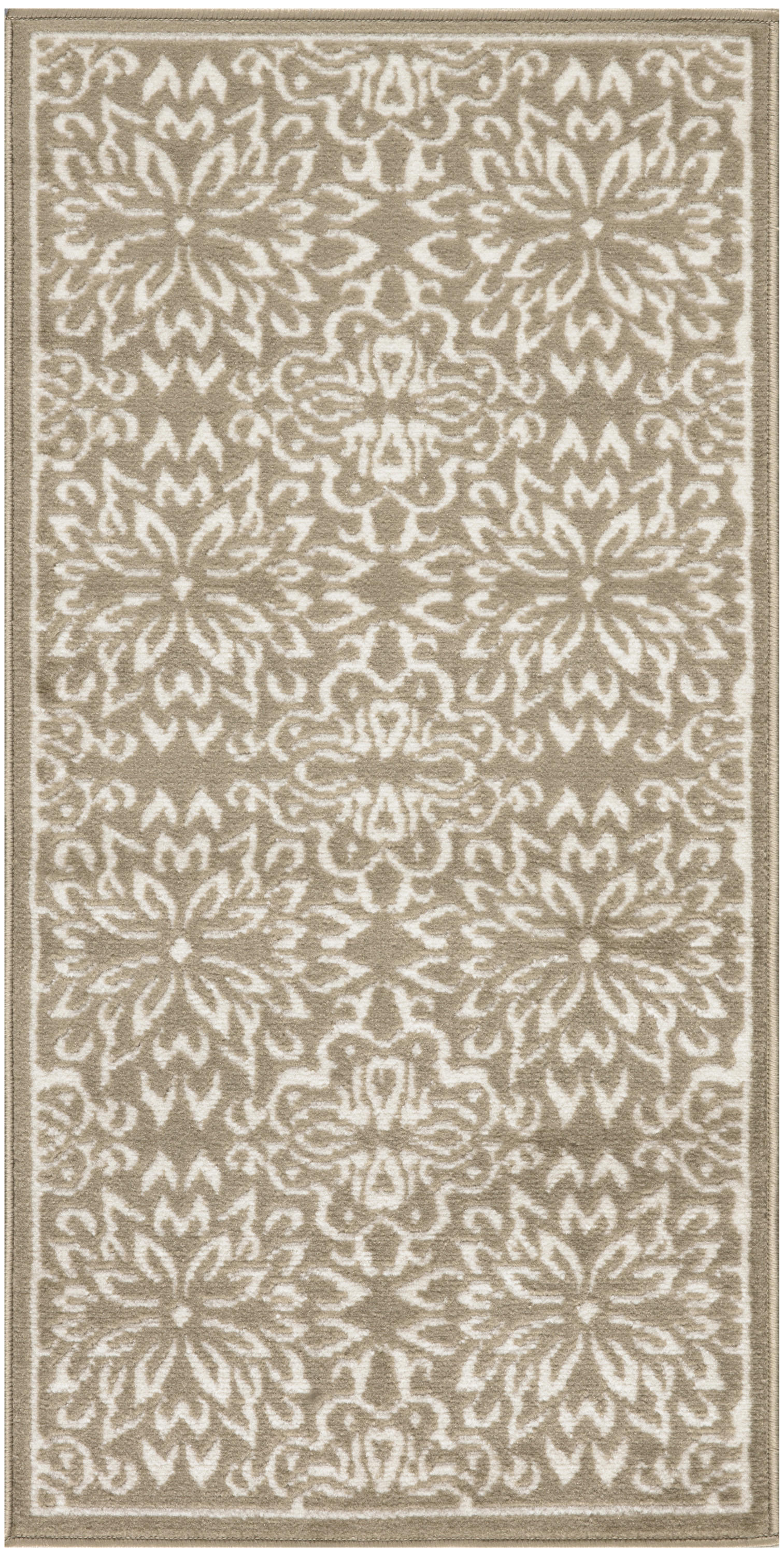 Nourison Jubilant 2' x 4' Taupe Farmhouse Indoor Rug