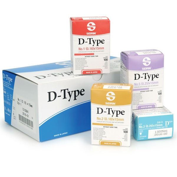 Lhasa OMS NEEDLE, ACUPUNCTURE SEIRIN DTYPE W/O TU 18GX15MM (100/BX)