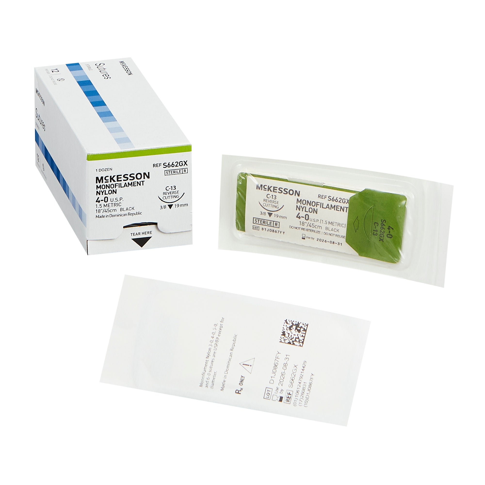 McKesson Suture with C-13 Needle