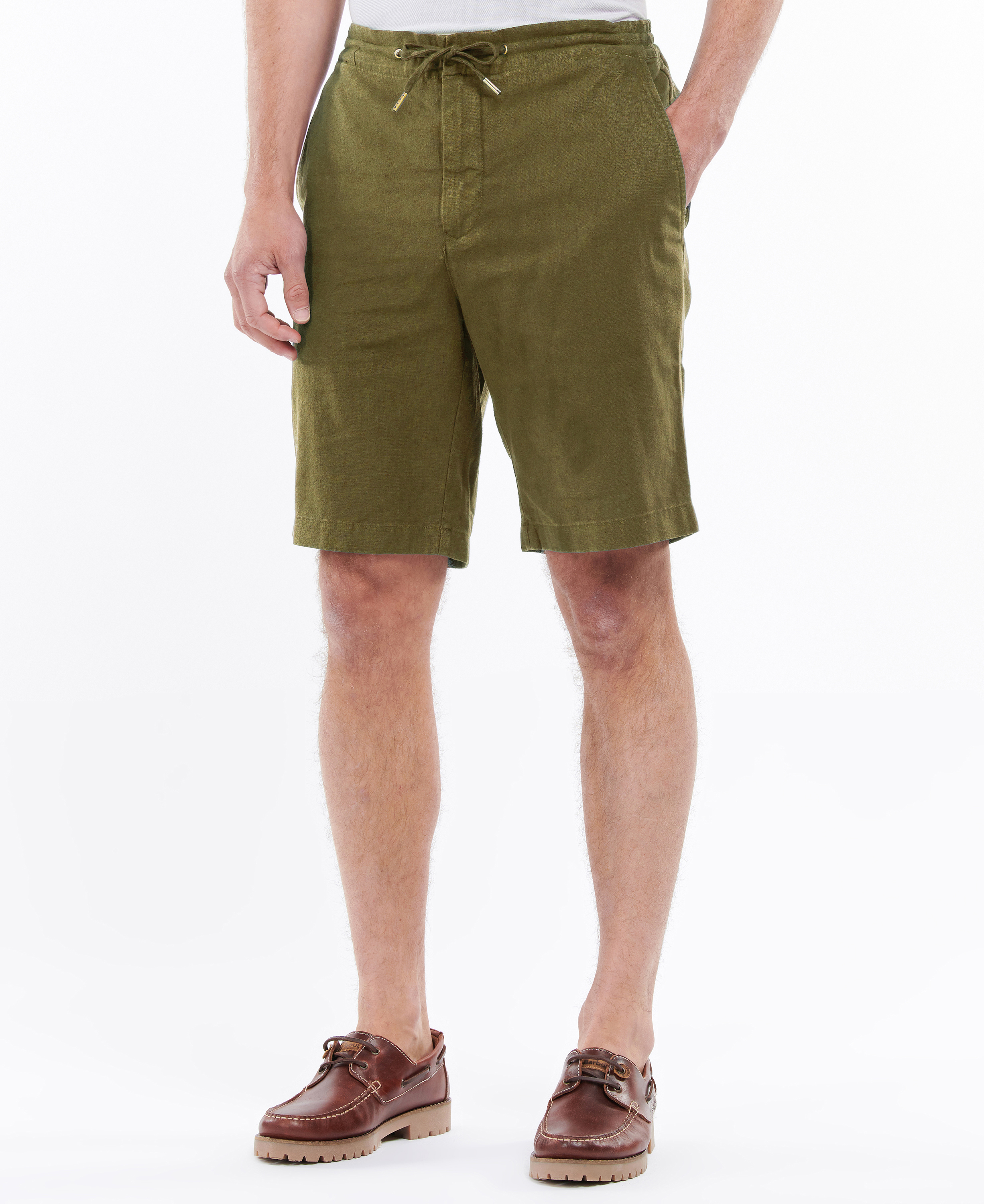 Linen Cotton Mix Short image number 0
