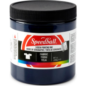 Fabric Screen Printing Ink, 8 oz, Blue Denim