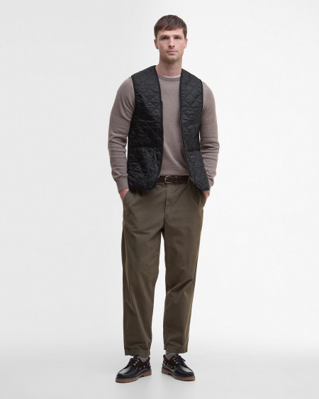 Gilet trapuntato/fodera con zip