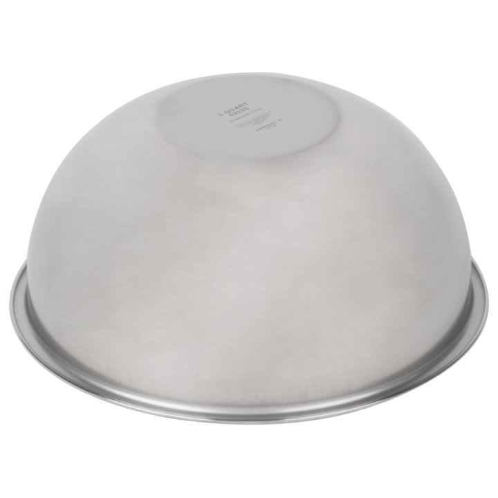 3-quart heavy-duty stainless steel mixing bowl
