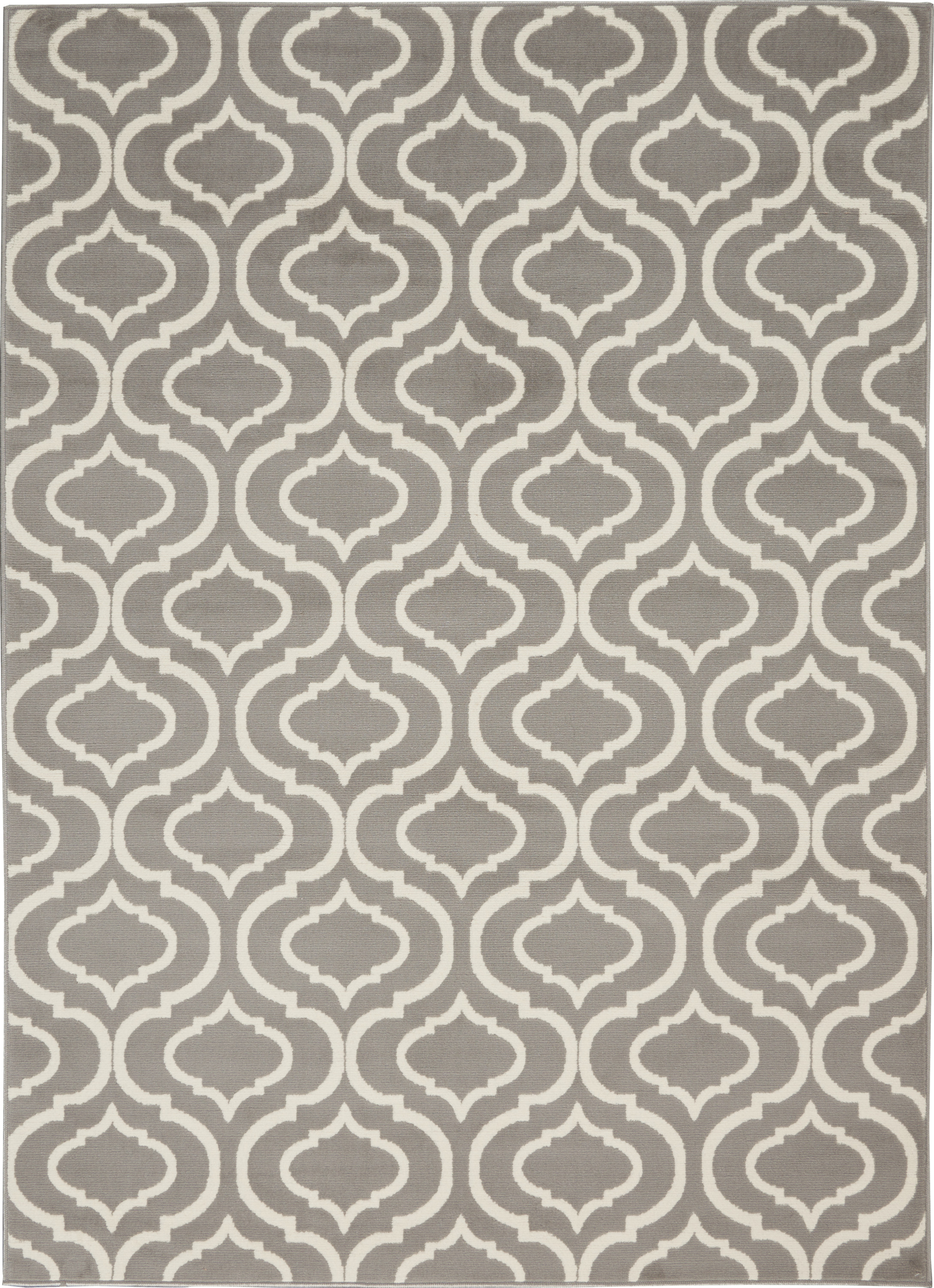 Nourison Jubilant 5'3" x 7'3" Grey Contemporary Indoor Rug