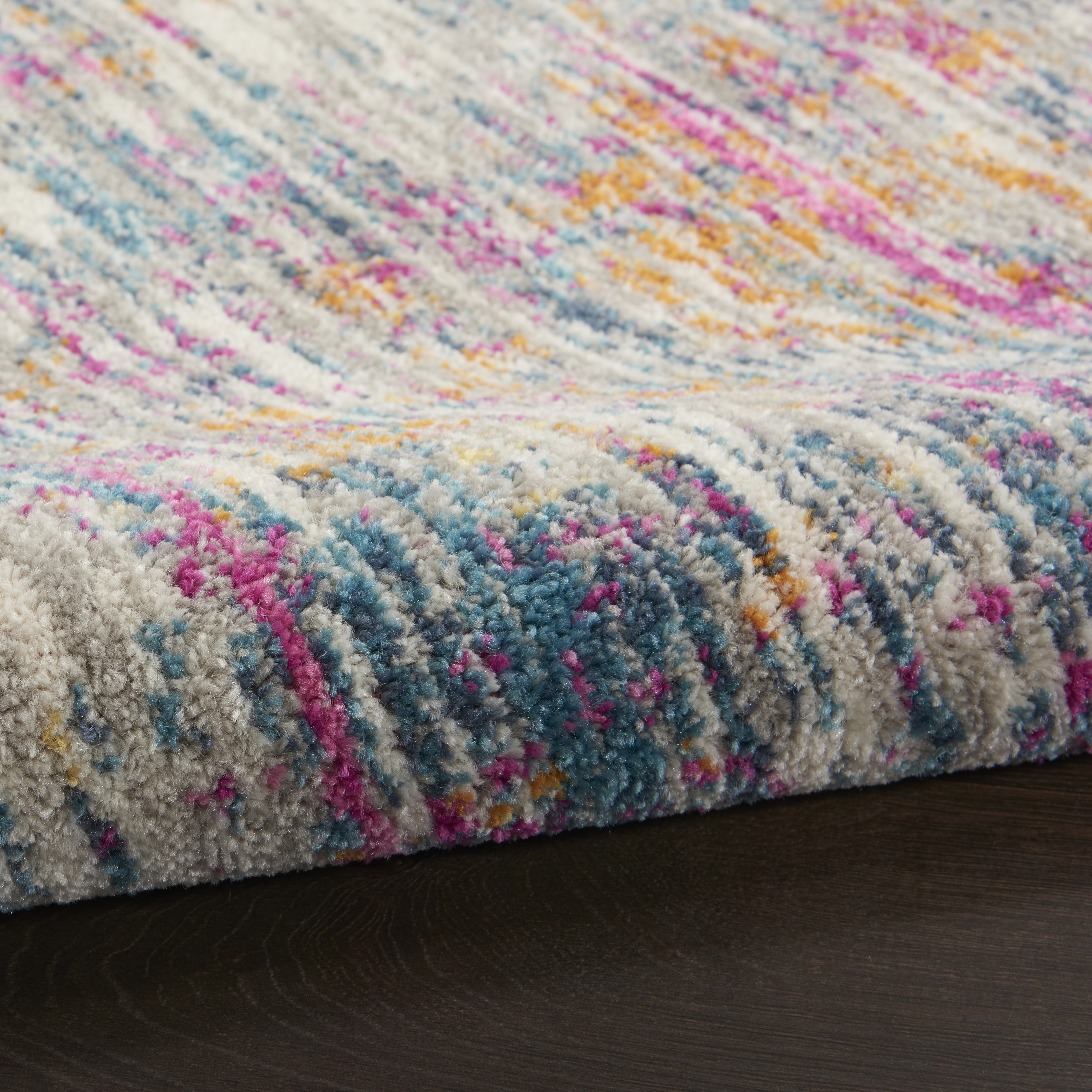 Nourison Passion 9' x 12' Ivory Multicolor Modern Indoor Rug