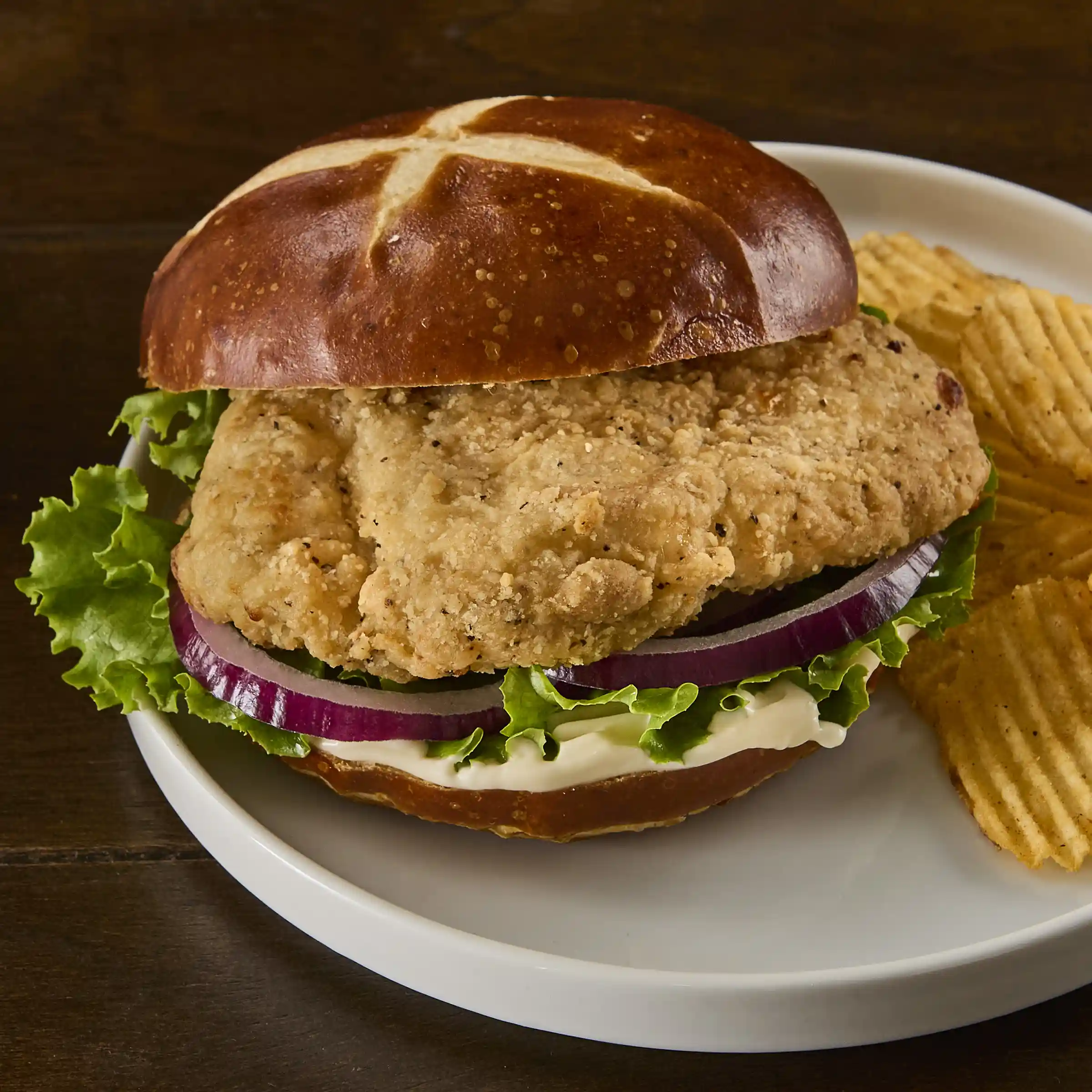 Tyson® Uncooked Homestyle Pepper Chicken Breast Filet Fritters, 4 oz._image_1