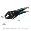102-5 5-inch Curved Jaw Locking Pliers w/ Cutter