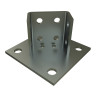 Power-Strut Square EG Post Base with Double Column