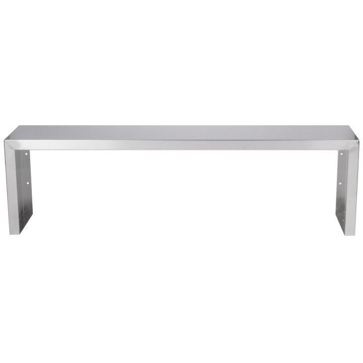 46-inch Servewell® stainless steel overshelf