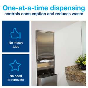 Tork, H2 Xpress, H2 Xpress, Recessed Cabinet Paper Towel Adapter, Medium, White