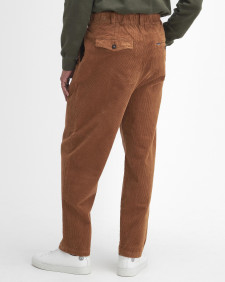 Stretch Cord Relaxed Trousers Dark Honey