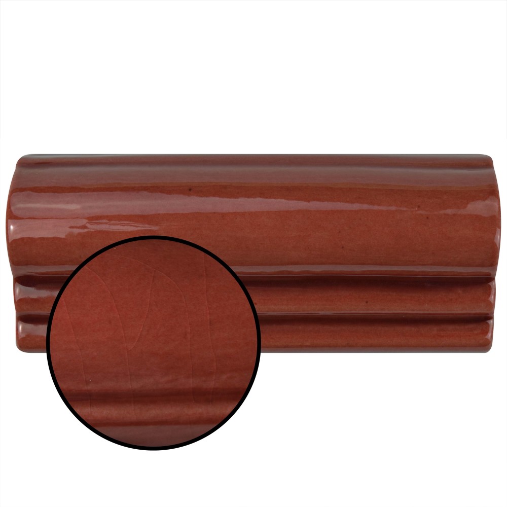 Novecento Moldura Burdeos 2-1/8 in. x 5-1/8 in. Ceramic Wall Trim