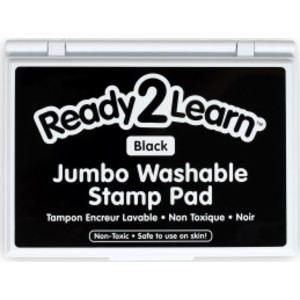 Jumbo Washable Stamp Pad - Black - 6.2"L x 4.1"W