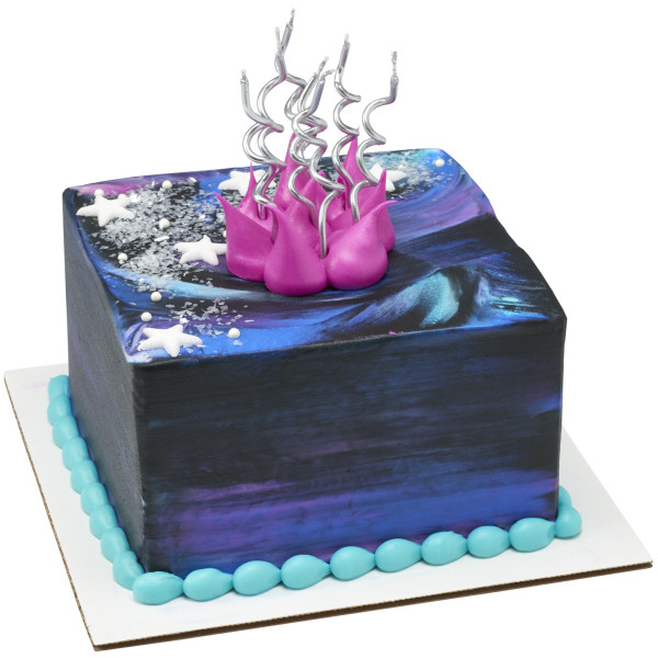 Metallic Swirl Shaped Candles