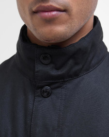 Ogston Waxed Jacket Black-Classic
