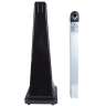 Rubbermaid Commercial, GroundsKeeper®, 1 gal, Resin, Black, Square, Smoking Receptacle