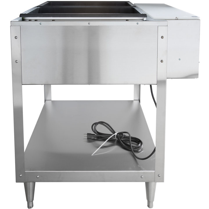 120-volt 960-watt two-well Servewell® stainless steel hot-food table