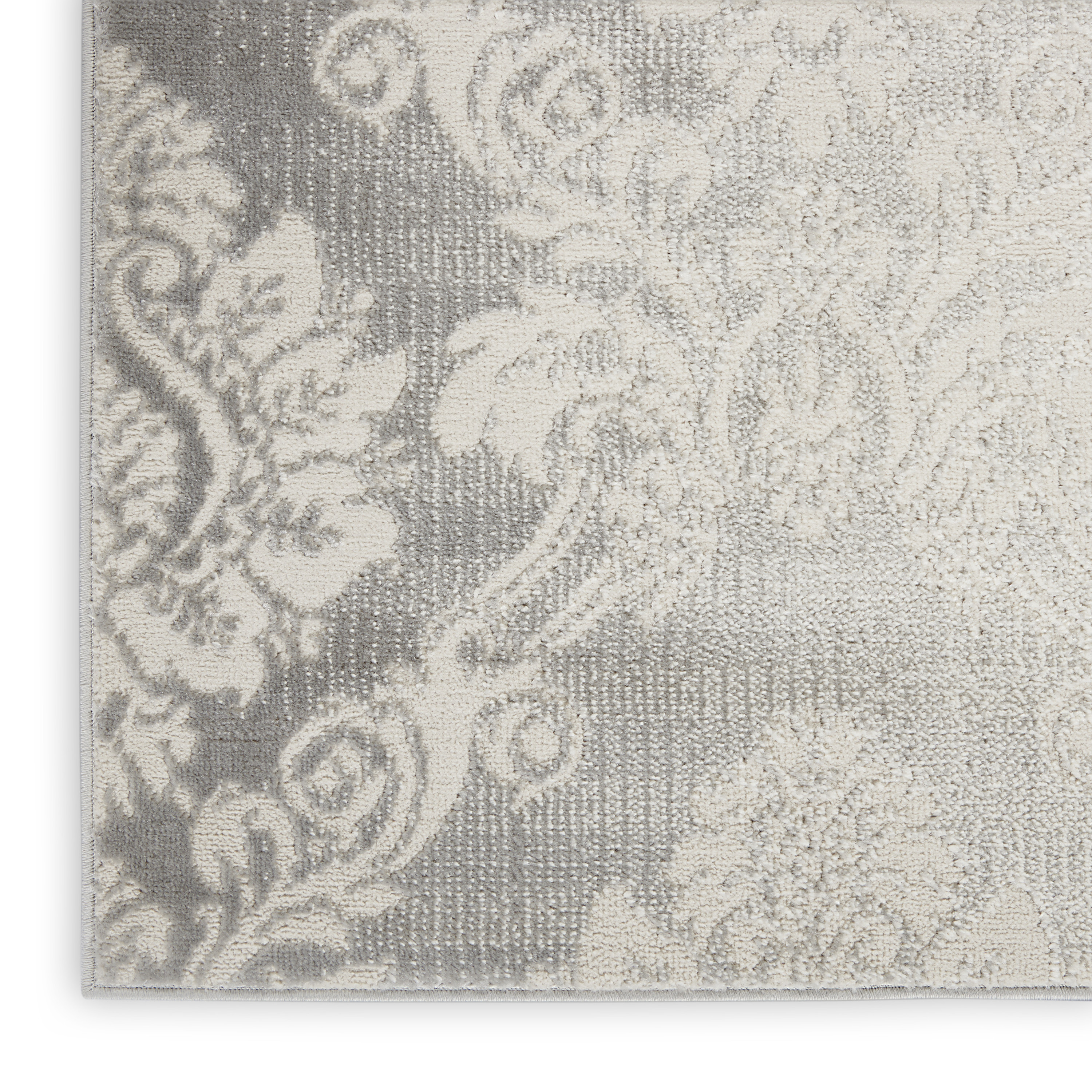 Nourison Elation 2' x 3' Ivory Grey Vintage Indoor Rug