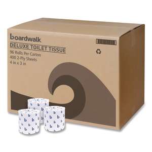 Boardwalk, Deluxe, 2 ply, 4in Bath Tissue