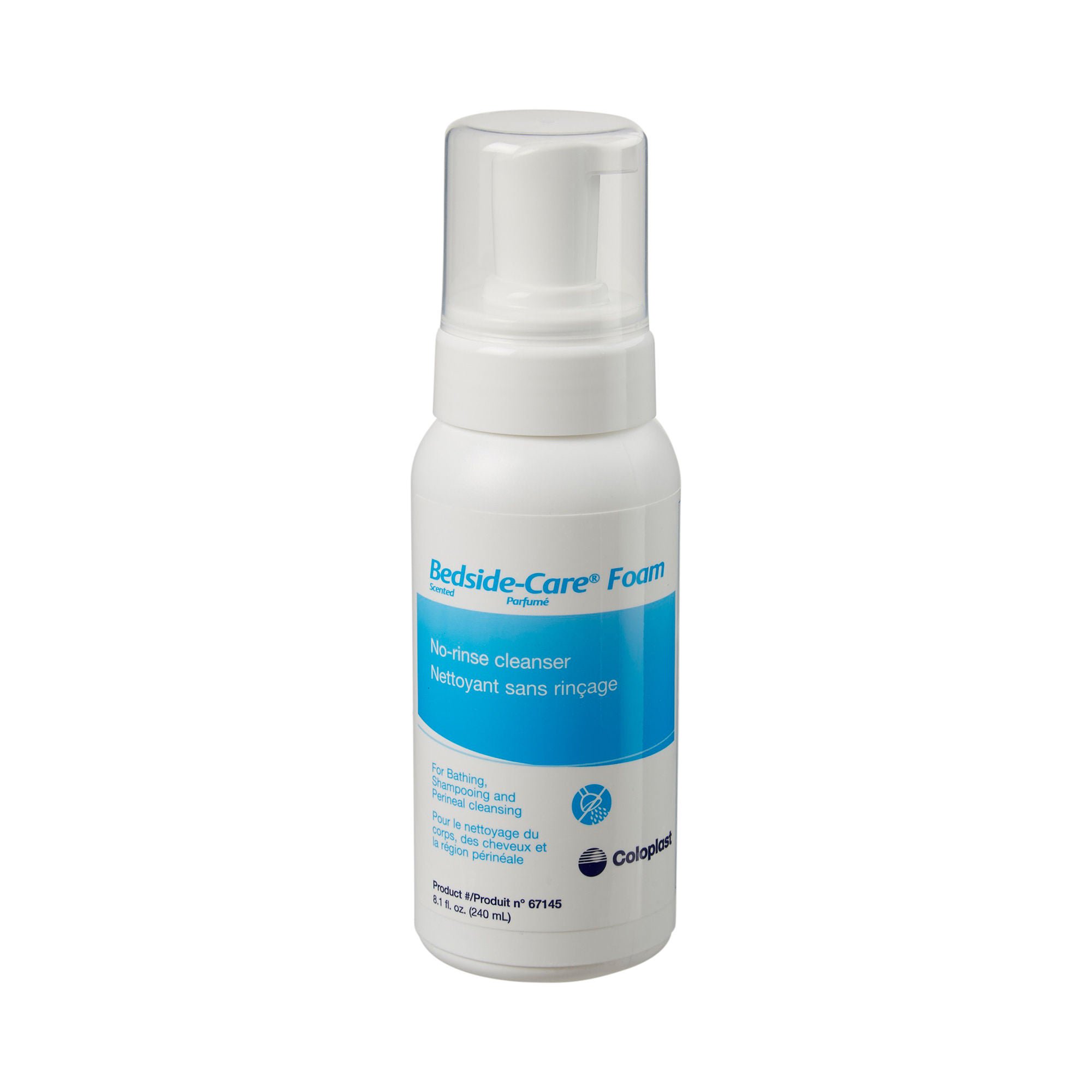 Bedside-Care® Foam Cleanser, Scented, Shampoo and Body Wash, 8.1-ounce bottle