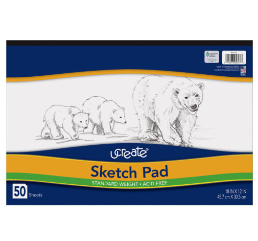 Sketch Pad 18" x 12" 50 sheets