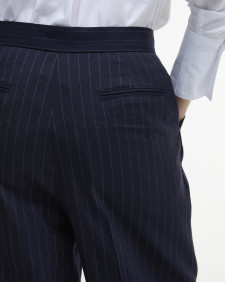Hose Carrie Pinstripe Wide-Leg 