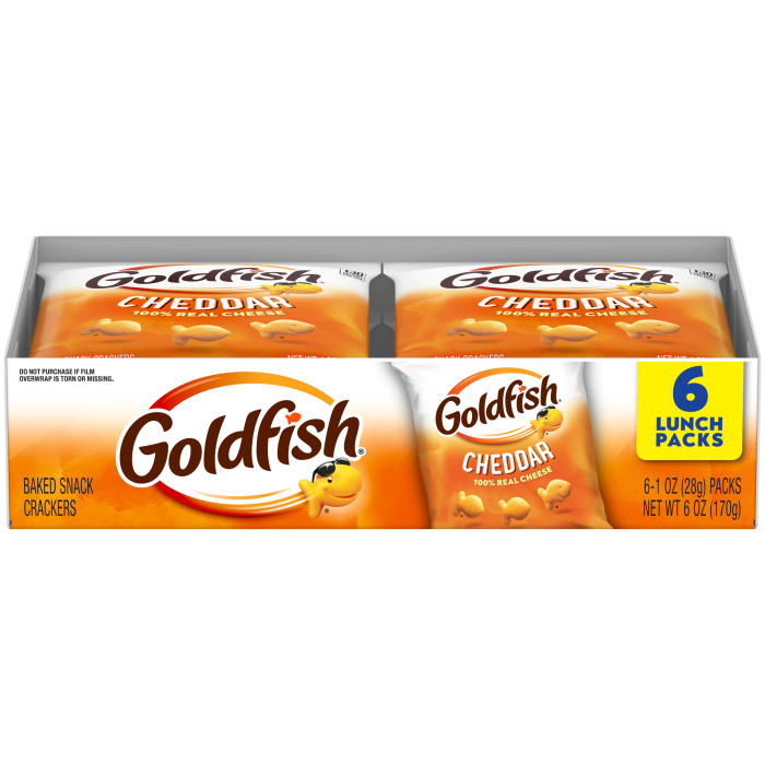 Cheddar Crackers, 6 count box