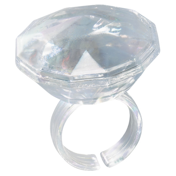 Iridescent Diamond Cupcake Rings