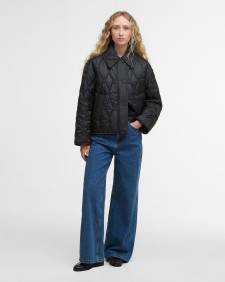 Giacca trapuntata Bernadette Black/Onyx Tartan