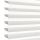Sheer zebra roller blinds with alternating opaque and translucent horizontal bands, lowered to filter and diffuse bright daylight, shown close-up against a plain white background in soft light.