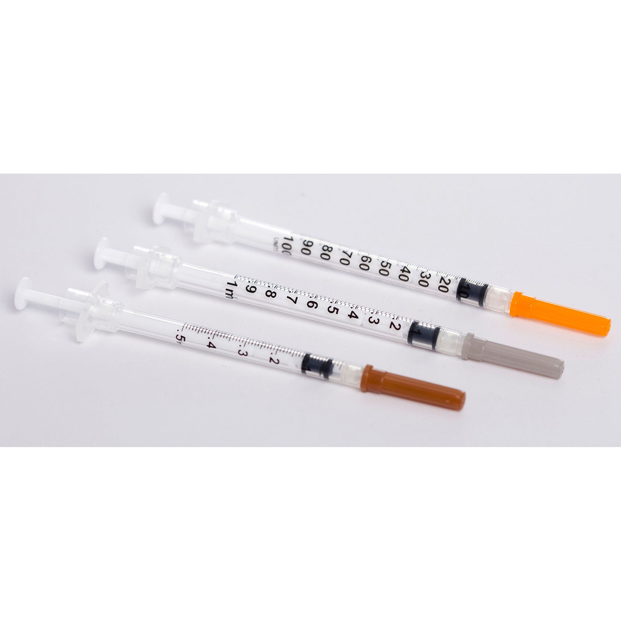 Sol-Care™ 1 mL Tuberculin Syringe with Needle, 25 Gauge, 5/8 Inch