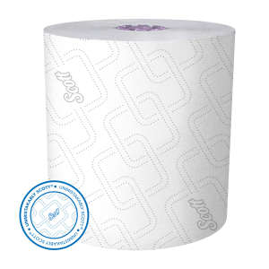 KIM02001, Kimberly Clark, Scott Essential High Capacity, 950ft Roll Towel, 1 ply, White
