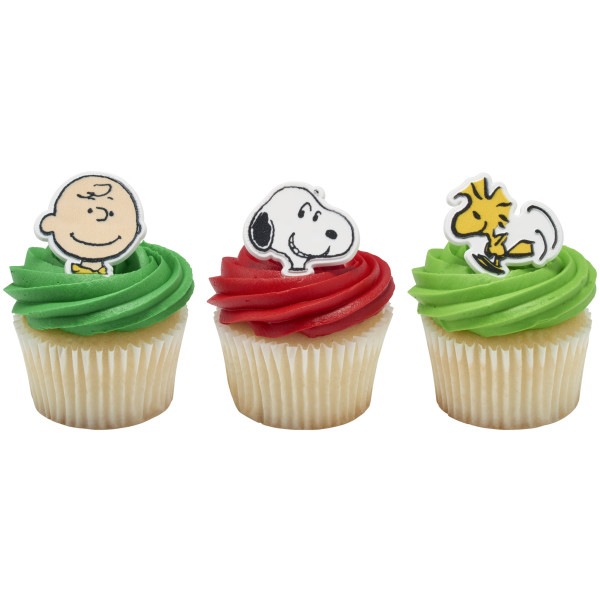 Peanuts® Snoopy®, Charlie Brown and Woodstock® Cupcake Rings