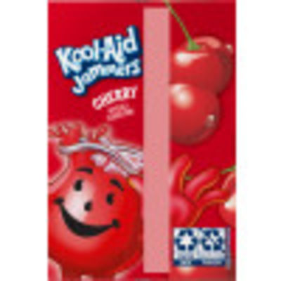 Kool-Aid Jammers Cherry Drink, 10 ct Box, 6 fl oz Pouches