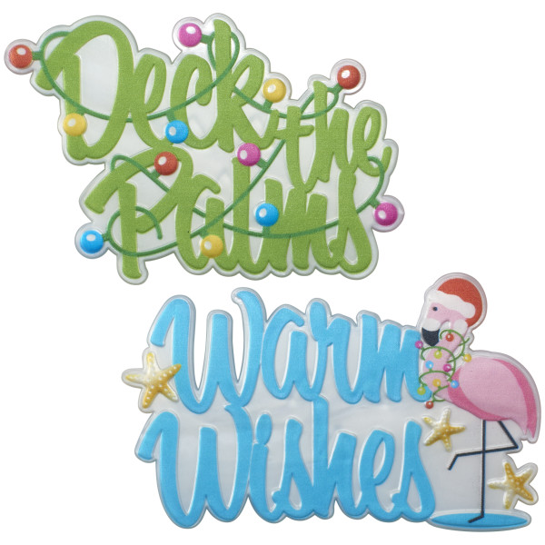 Tropical Christmas Wishes Layon
