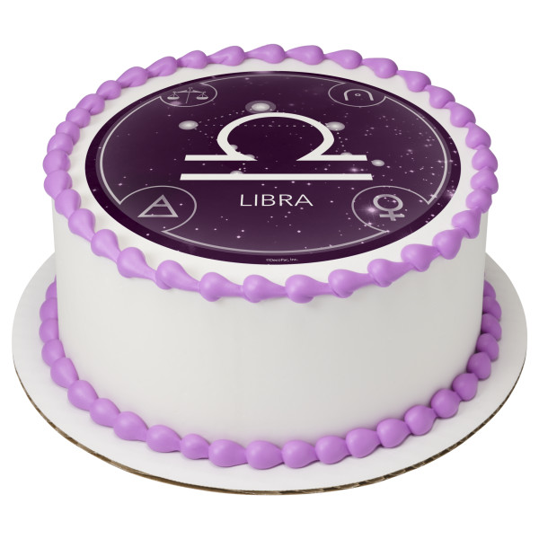 Zodiac Libra PhotoCake® Edible Image®