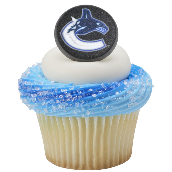 NHL® Team Puck Cupcake Rings
