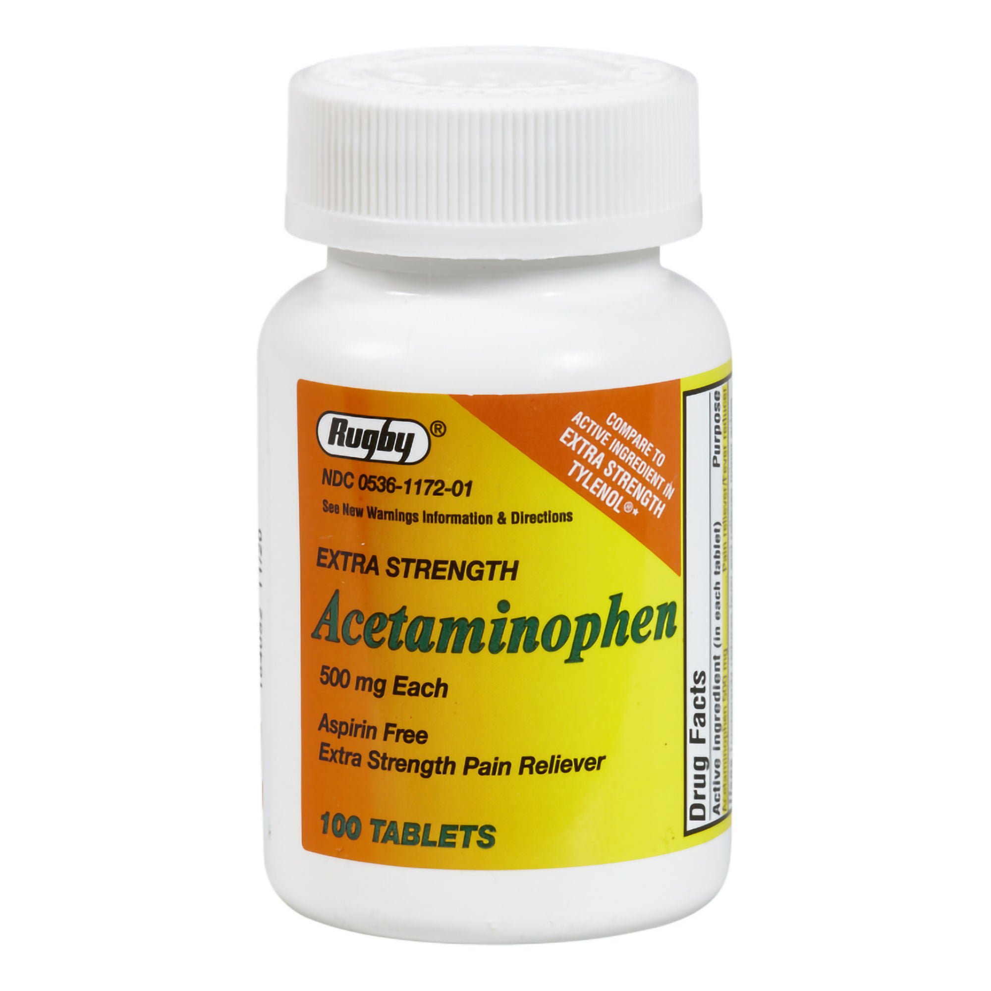 Major Pharmaceuticals ACETAMINOPHEN, TAB 500MG (100/BT)