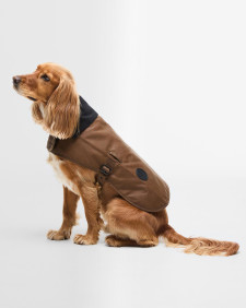 Hundemantel Wachs Tan