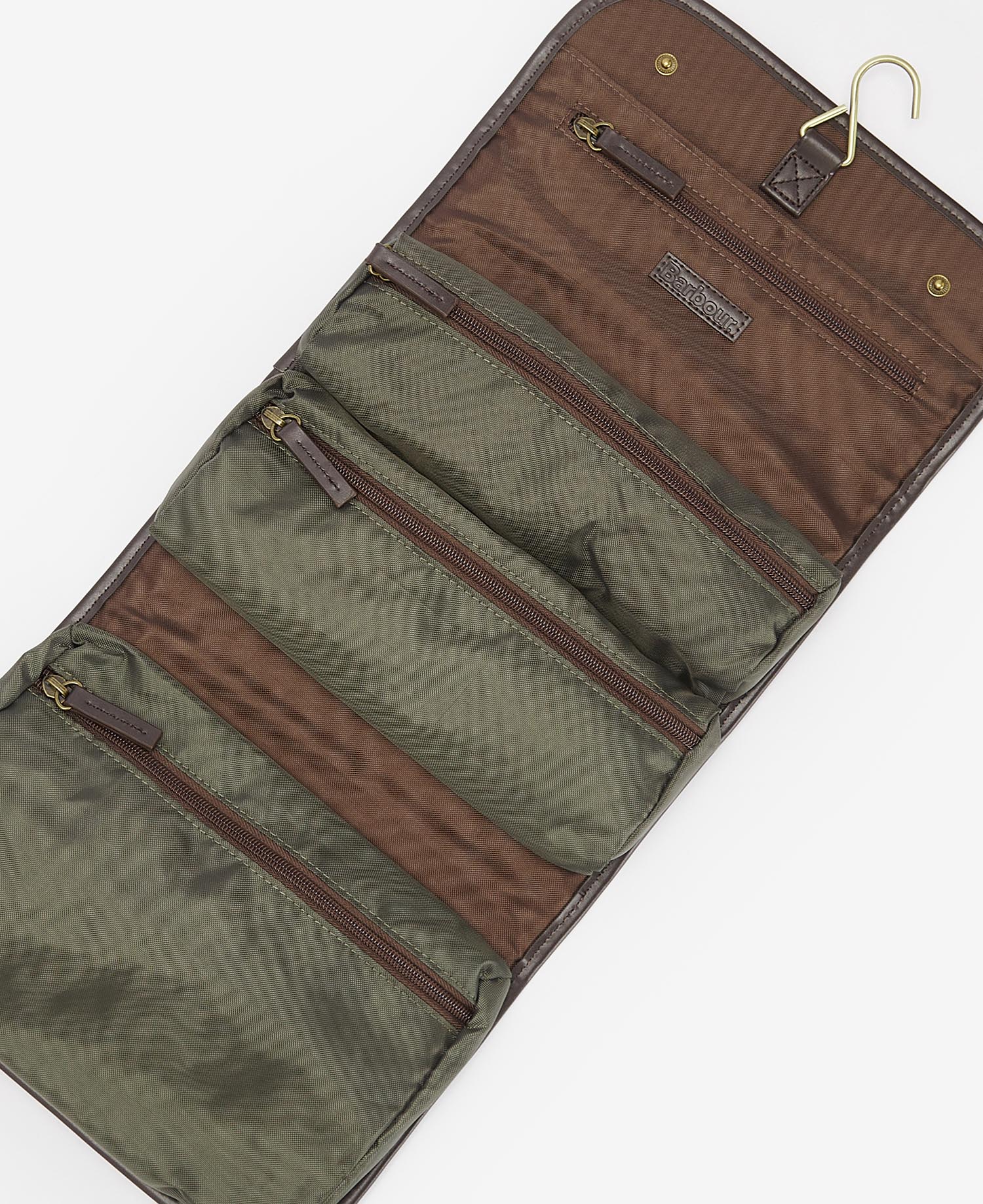 Waxed Hanging Washbag image number 1