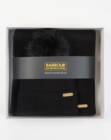 Mallory Beanie & Scarf Gift Set Classic Black