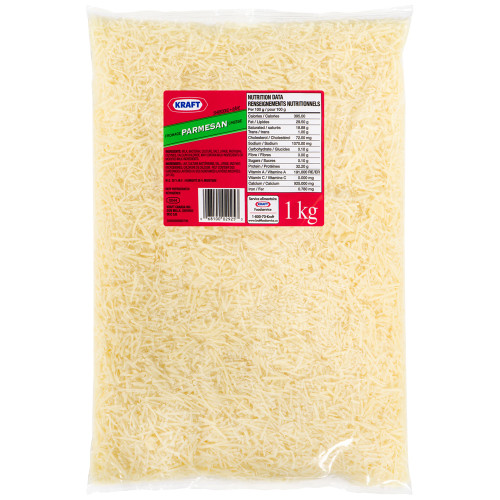  KRAFT Processed Cheese-Shredded Parmesan 1kg 2 