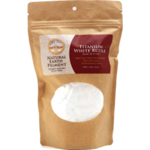 Earth & Mineral Pigments, Titanium White Rutile, 1 lb
