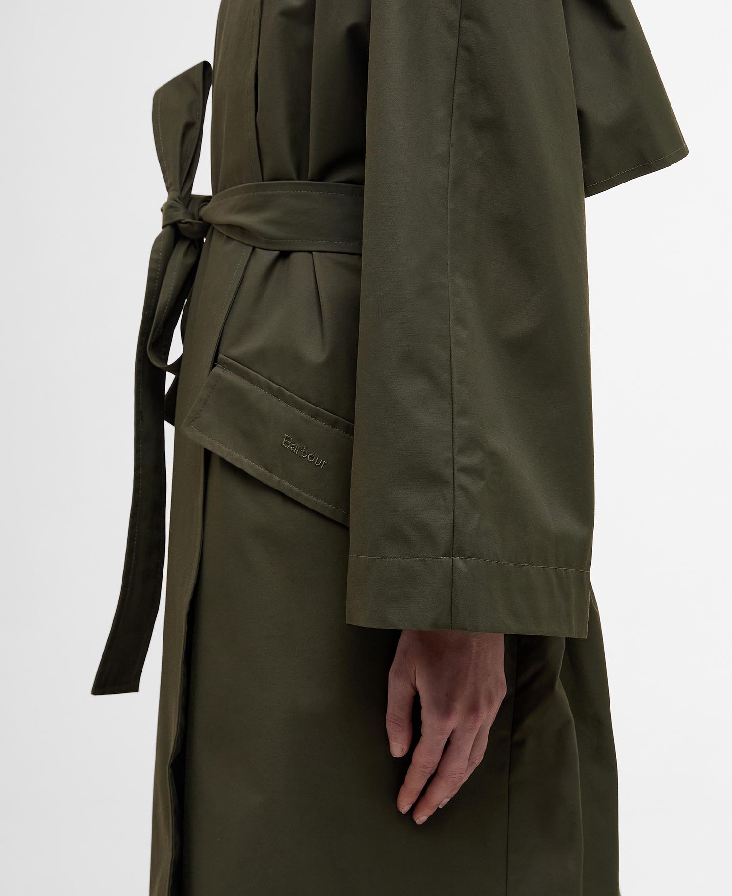 Barbour The Edit by Alexa Trenchcoat Harley Showerproof image number 7