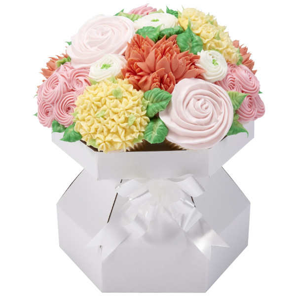Cupcake Bouquet Vase/Box Cake Box